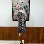 Andrew Marc Super Cute  Metallic Gray Packable Down Puffer Jacket! Photo 3