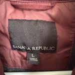 Banana Republic  burgundy purple quilted vest size large Photo 1