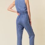 Boutique Scoop Neckline Sleeveless Drawstring Waist Jumpsuit Photo 1