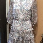 1. State  paisley ruffled short dress Photo 3