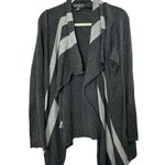 Eddie Bauer Light Gray & Charcoal Gray Long Sleeve Swing Cotton Blend Sweater XL Photo 0