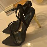 black gold heel Size 9.5 Photo 1