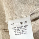 The Reset Everyday Linen Short Sleeve Relaxed Top Basic Luxury Minimalist Medium Tan Photo 6