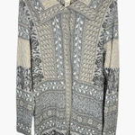 Sundance  Fair Isle Knit Sweater Coat Cardigan Duster W2045 Sz L Photo 0