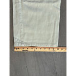 Shekou  Denim Two Tone Jeans Size Medium‎ Cream and Green Photo 9