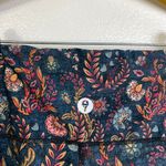 Yoga Democracy Leggings Small Womens Festival Denim Floral Multi Workout Gym 25" Blue Photo 7