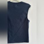 Maeve Square-Neck Tank Top, Navy Blue, Size Large Photo 13