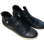 Steve Madden Black & White Designer Sneakers Georgie Women’s Size 9 Zipper Shoes Photo 3