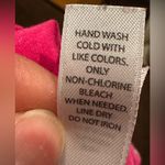 Jezebel Pink and White Lace Edges .Romper elastic waist adjustable straps Sz M Size M Photo 10