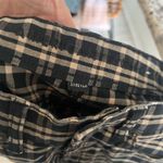 American Eagle  Women's Plaid Stretch Chino Pants Black Size 2 Photo 4