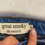 Great Smokey Womens Jeans Size 3 Stretch Medium Wash Denim Belted High Rise‎ Blue Photo 4