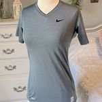 Nike  Pro Gray Shirt Top Fitted Running Photo 6