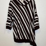 Chico's Chico’s Suki Side Tie Pullover Sweater Stripes 3/4 Sleeve Hem Tie EUC Sz XL Photo 0
