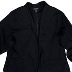Torrid  Deluxe Stretch Ruched Sleeve Black Blazer Photo 6