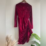 Alieva Narin DRAPED MIDI DRESS (MAROON) XL Photo 8