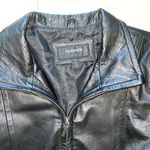 Colebrook 100% Leather Soft Black‎ Jacket Size M Full Zip Fully Lined Mid Length Black Size M Photo 1