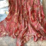 ABS Allen Schwartz Vintage ABS Silk Rhinestone Embellished Chiffon Halter Dress Size 10 Photo 5