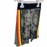 Pam & Gela Excel rainbow stripe biker shorts sz 0 Photo 5