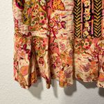 Free People Floral Tank Top - Pink and Orange Photo 1