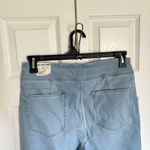 We The Free  In My Feelings Mid Rise Crop Boot Light Wash Pull On Jeans NWT Large Photo 7