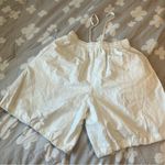 Free People White Cargo Shorts Photo 5