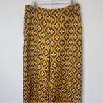 Cider  Size 32 Patterned Knit Fabric Pants Wide Leg Groovy 79s Floral Print Photo 2