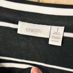 Chico's  size 1 black and white maxi skirt Photo 1