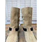 Free People Coronado Moccasin Boot Natural Suede Size 8 NIB Fringe Detail Buckle Photo 4