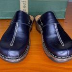 Josef Seibel Womens Carole Black Leather Mule Size 6 EU 37 Photo 0