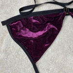 Beach Bunny  Renegade Purple‎ Velvet Bikini Top Photo 3
