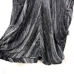 Vivienne Tam Womens Side Gathered Drape Dress Sleeveless Black White Size Large Photo 11
