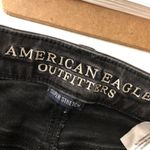American Eagle  Womens Jeans Super Hi-Rise Jegging Distressed Stretch Black 00 Photo 2