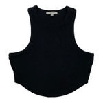 Love Tree Love‎ Tree Crop Top Large Black Stretch Tank Y2K Streetwear Festival Photo 0