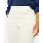 J.Crew Seashell White Petite Wide-Leg Jean in All-Day Stretch Size 25P (Petite) Photo 4