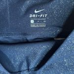 Nike  Women's Mesh Power Victory Tight Leggings Midnight Navy Blue Sparkle Size S Photo 6