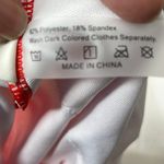 Commsense Orange Cream One Shoulder Abstract Print One Piece Swimsuit XS Beach Photo 6