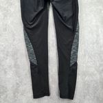 Avia  Black Gray Long Mesh Legging Pant Bottoms Activewear Small Photo 5
