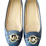 Michael Kors  Fulton Navy Leather Flats size 9M Photo 0