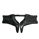 Coach Geneva Leather Chelsea Heeled Booties Black NWOB Photo 9