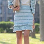 Tory Burch  Tweed Blazer and Skirt Set Size 4 New! Photo 0