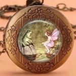 New Fairy & Frog Photo Locket Long Necklace Photo 0