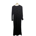 Bardot NWOT Tie Front Patterned Full Length Jumpsuit in Black/Red/White Size 8 Photo 9