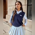 Sweater vest navy blue Size L Photo 1