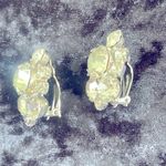 Vintage glamour clip on crystal earrings Photo 7