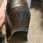 Dan Post  Tall Bronze Snip Toe Studded Brown Heeled Boots 9.5 Photo 7