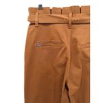 Alice Olivia Jeans Camel Paperbag Waist Wide Leg Trouser Pants Size 27 Career Brown Photo 5