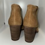 Alex Marie Gleneva Suede Leather Bootie Chelsea Block Heel Tan Camel Women’s 11 Photo 3