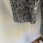 Caslon Black Ivory Marbled Oversized Mock Neck Pullover Sweater Size XS Photo 1
