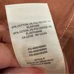 Wilfred Free by Aritzia High Waisted Denim Date Night Mini Skirt Women’s 4 Brown Photo 6