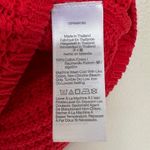 Madewell NWT Crochet Knit Crewneck Sweater Tank Watermelon Medium Photo 6